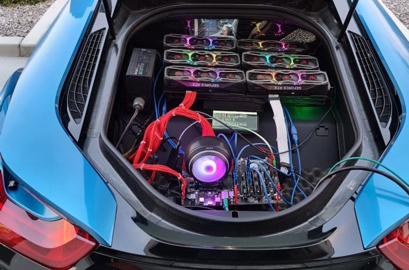 Bitcoin Enthusiast Installs Crypto Mining Rig in Hybrid BMW Sports Car